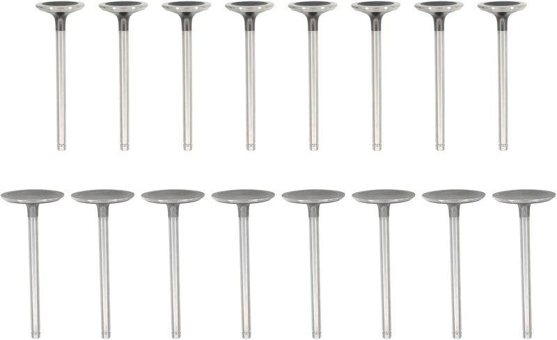 Roneeson 16Pcs Exhaust and Intake Valves for Chevrolet Silverado Avalanche GMC Savana Yukon Sierra 1500 2500 3500 Cadillac Escalade CTS Hummer H3 H2 Buick LaCrosse - Image 1